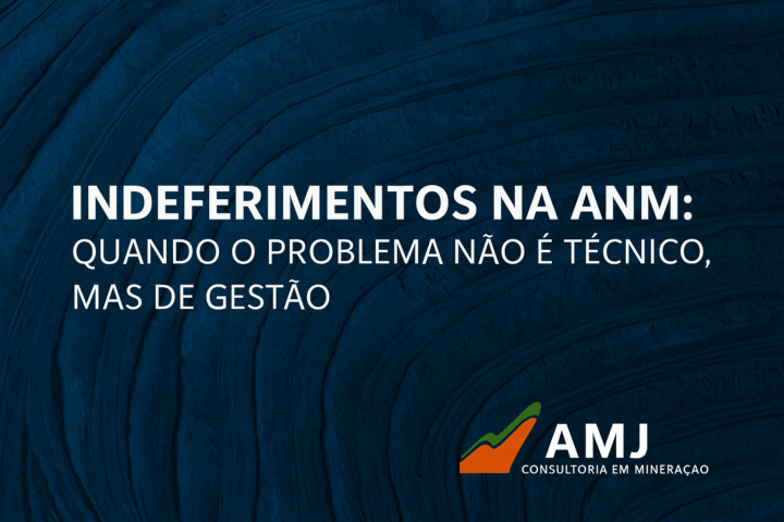 Ilustração sobre processos indeferidos na ANM